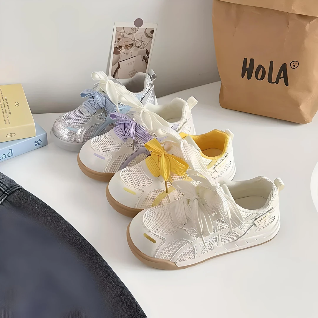 网面德迅鞋百搭透气夏季时尚休闲鞋学生复古鞋子小白鞋软底阿甘鞋