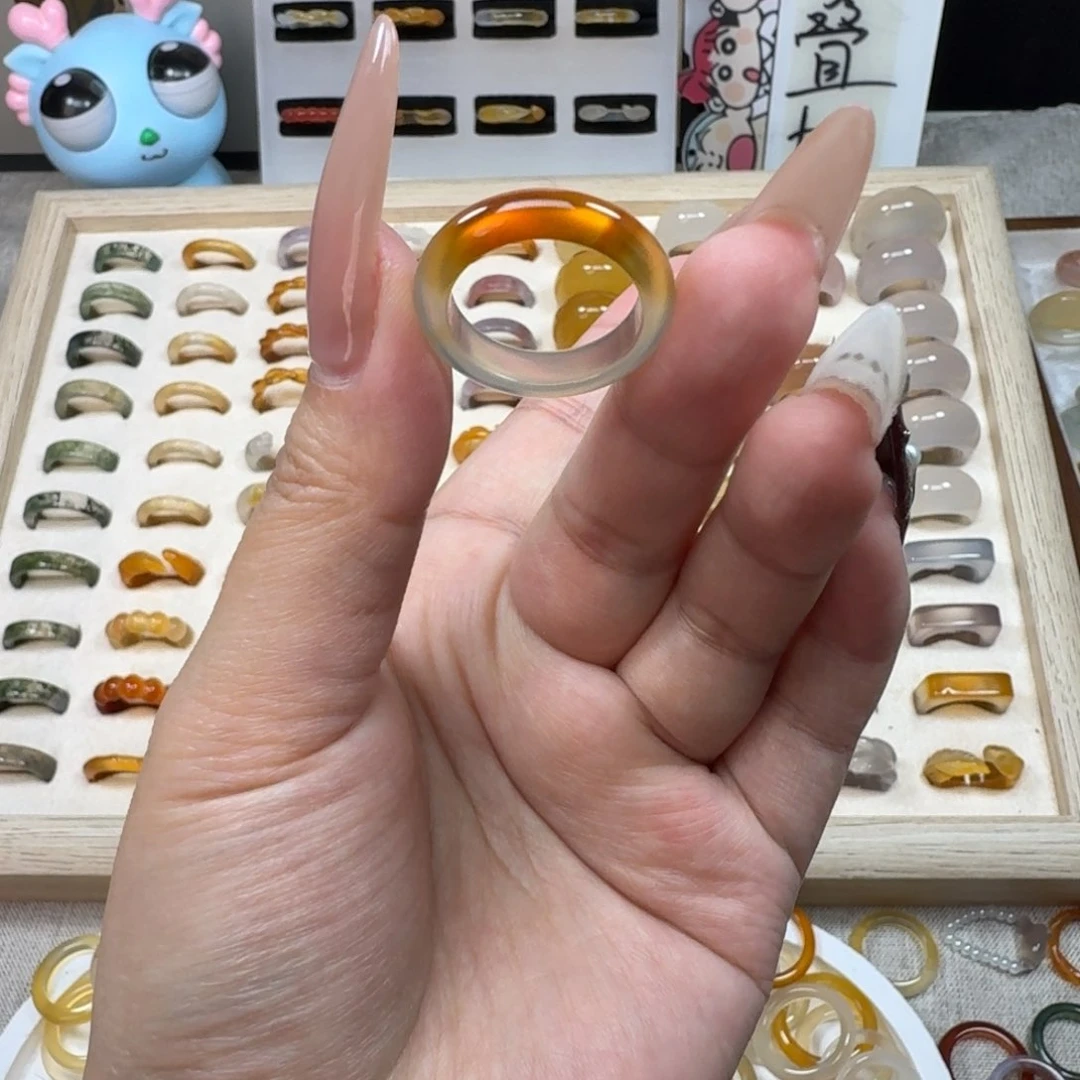 未镶嵌戒指玛瑙/玉髓905港17