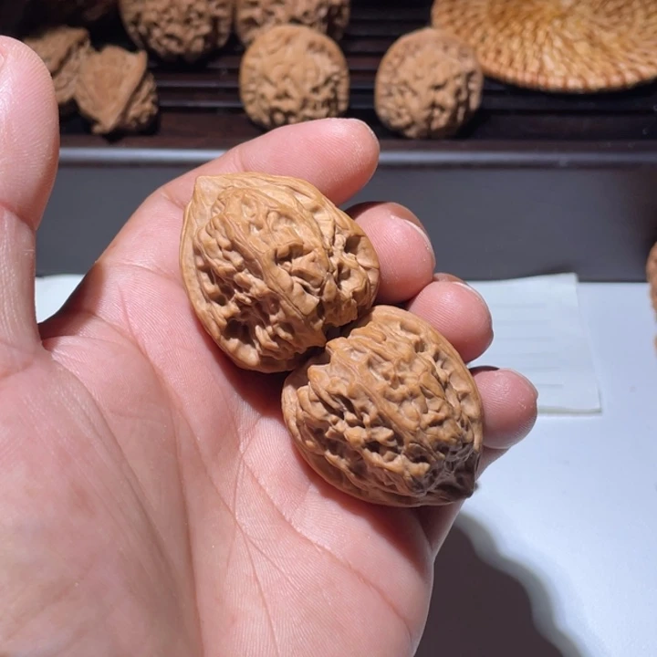 吊坠文玩核桃原树玉玺大龟背
