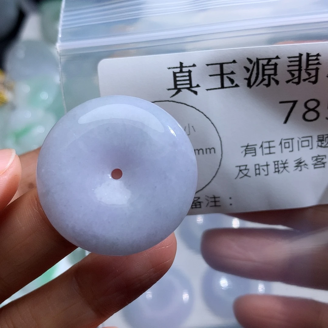 翡翠未镶嵌颈饰785