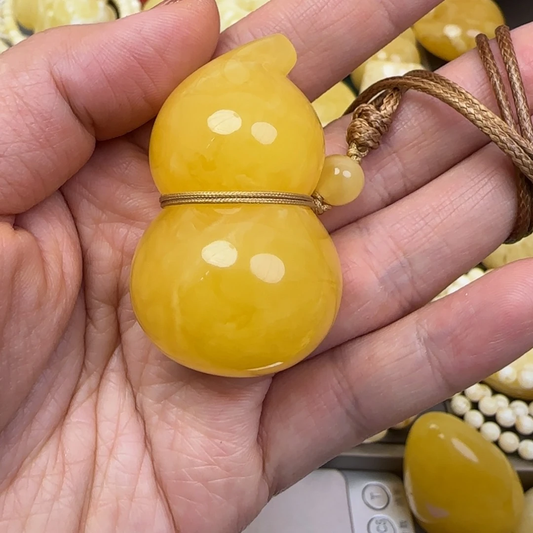 蜜蜡颈饰未镶嵌天然蜜蜡