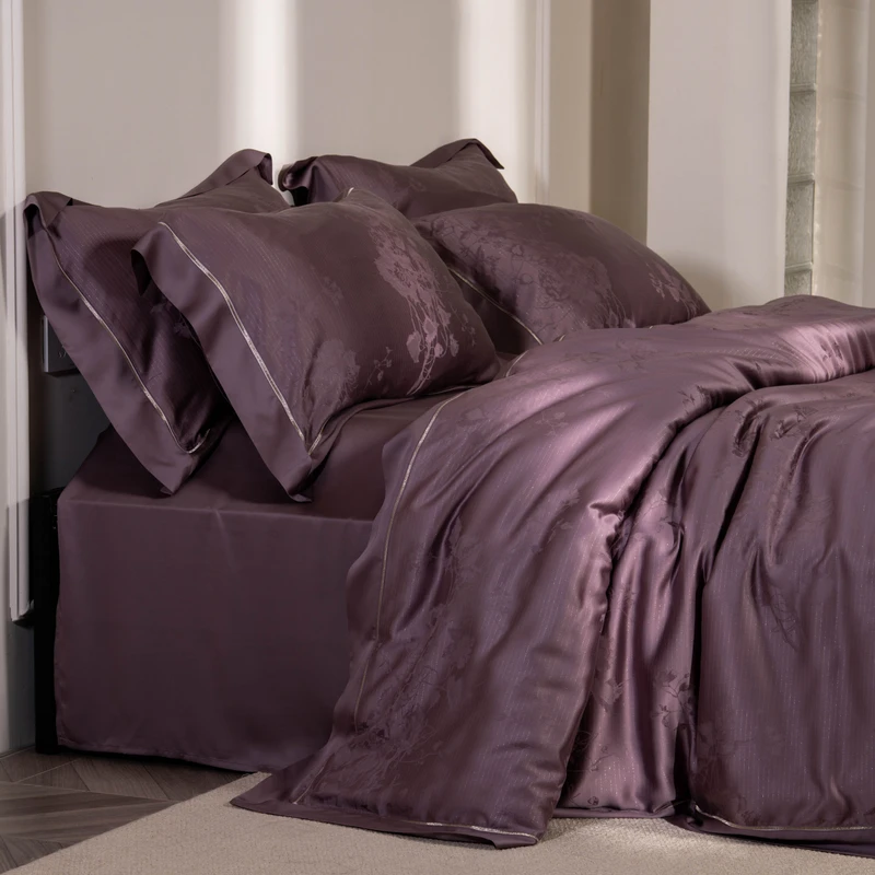 单夏被  紫色银丝
