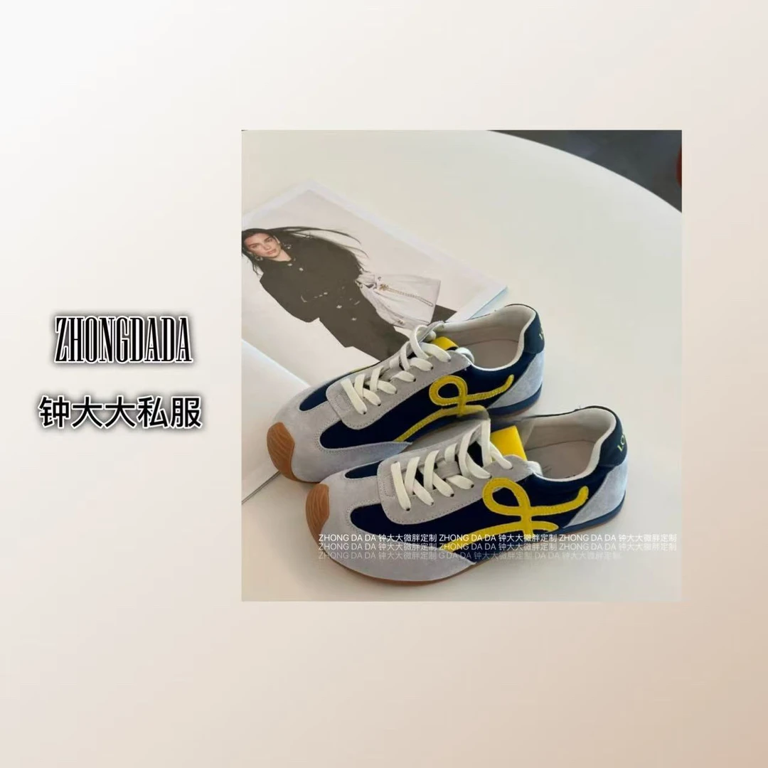 ZHONG大大【】2025新款百搭拼色舒适运动休闲鞋8000