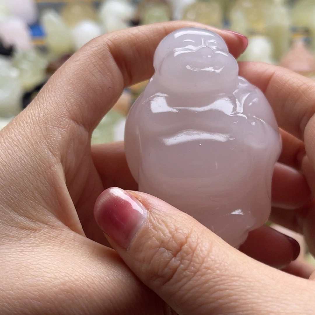 柠***急天然雕刻桌面小摆件