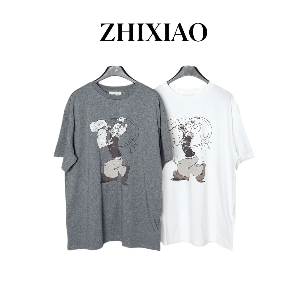【ZHIXIAO】夏季新款：图案印花短袖25567