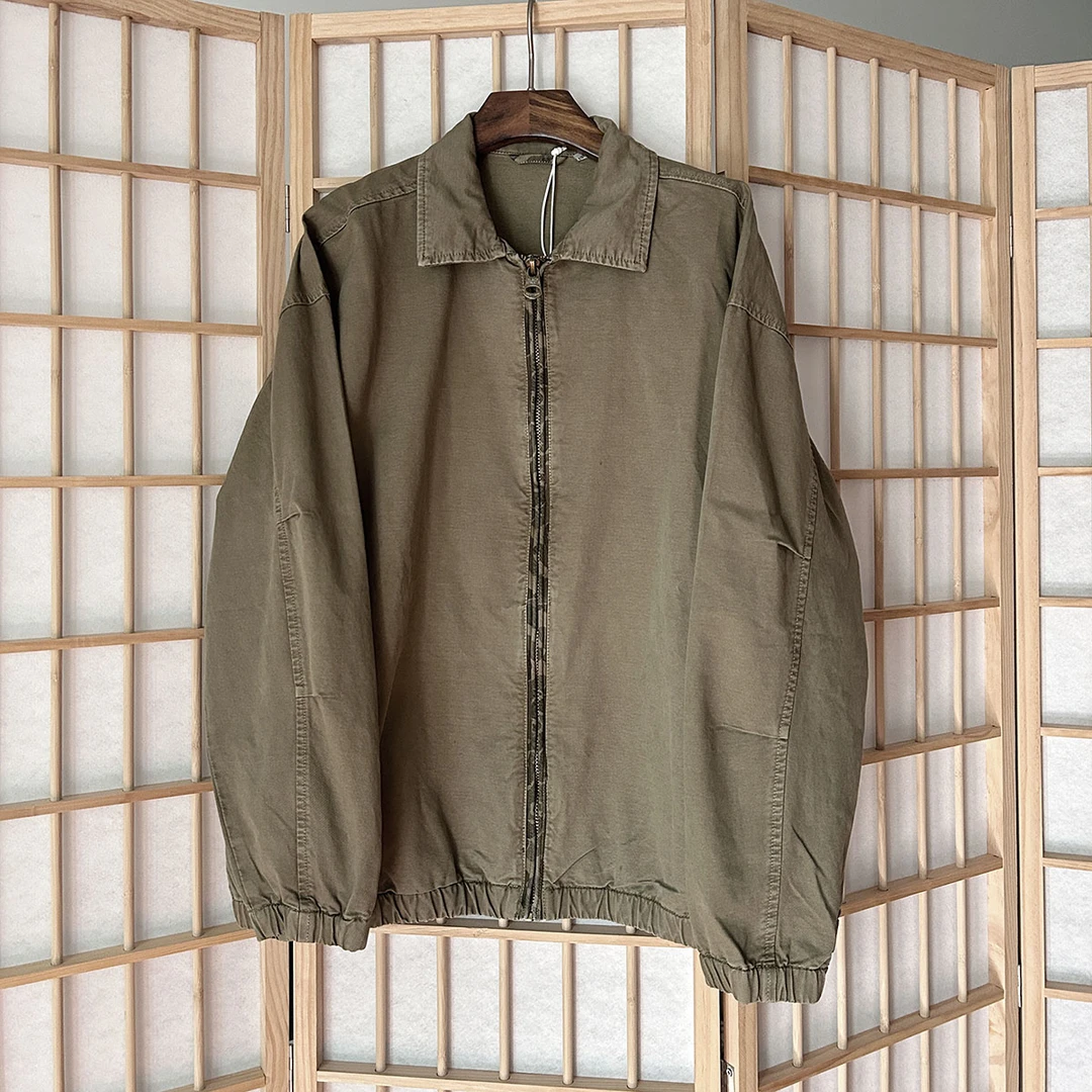 純棉水洗做旧 翻领夹克外套（LKB910）