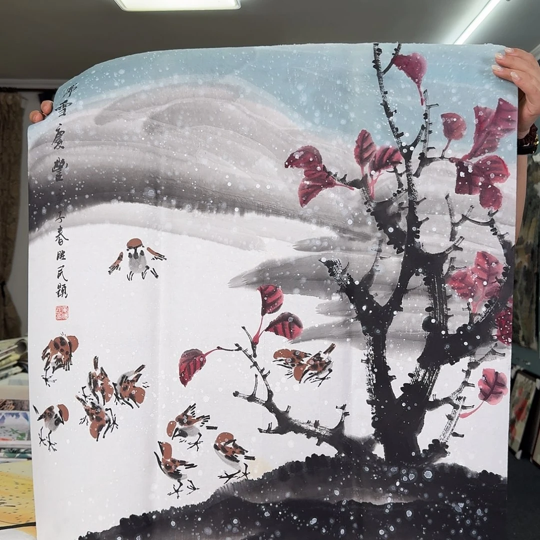 纯手绘年画好作品