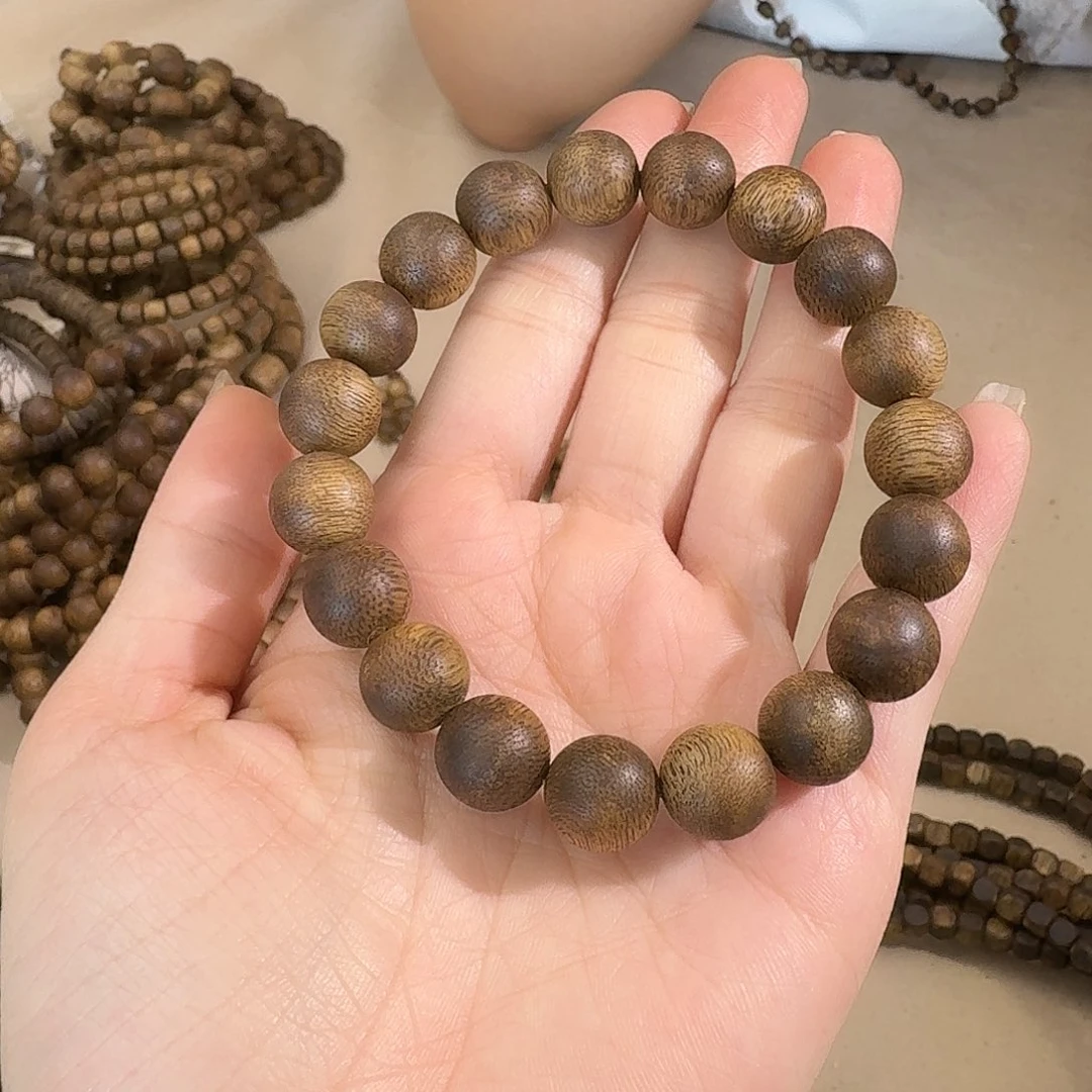 手串沉香奇楠沉香圆珠单圈