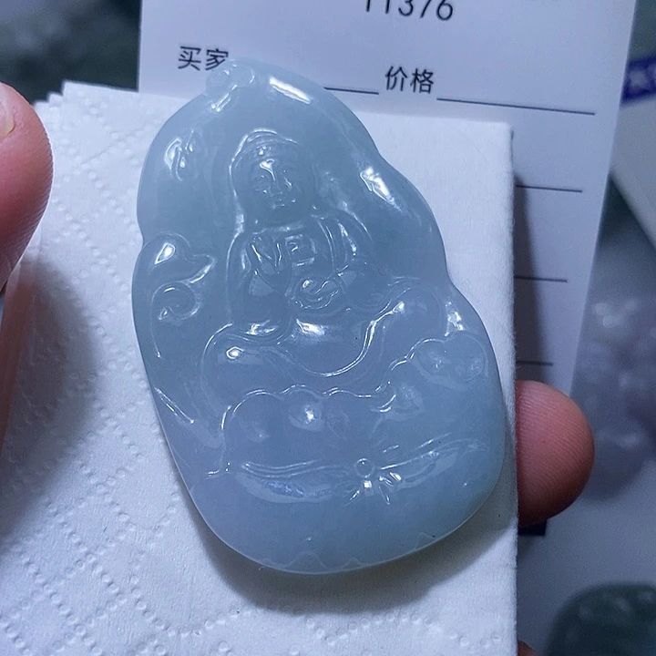 翡翠未镶嵌颈饰天光墟翡翠市场现金代购