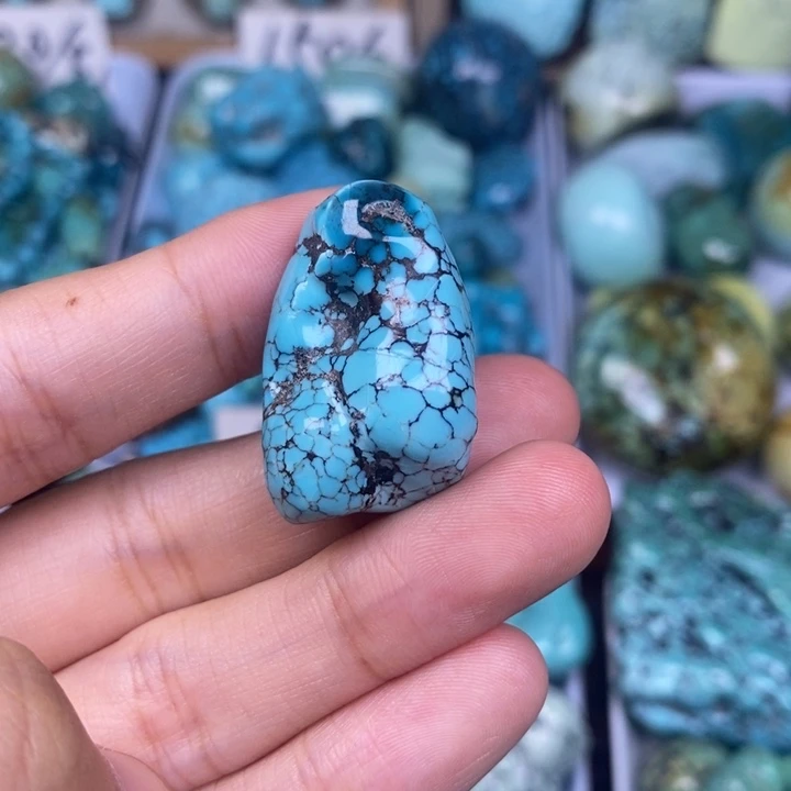 纯***惧未镶嵌绿松石颈饰