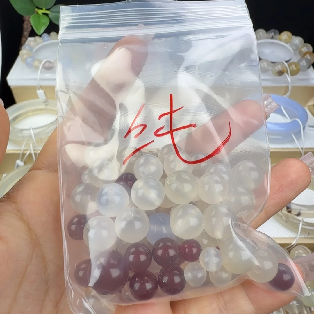 玛瑙/玉髓手链未镶嵌纯*