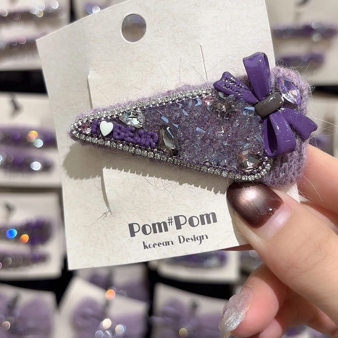 皮质铁合金紫色大三角一个