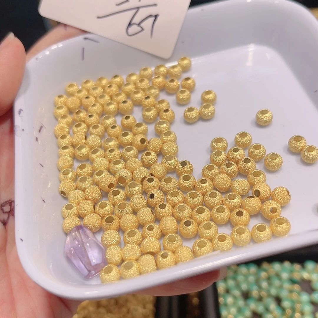 紫晶珠宝半成品银S925镀金镶嵌154