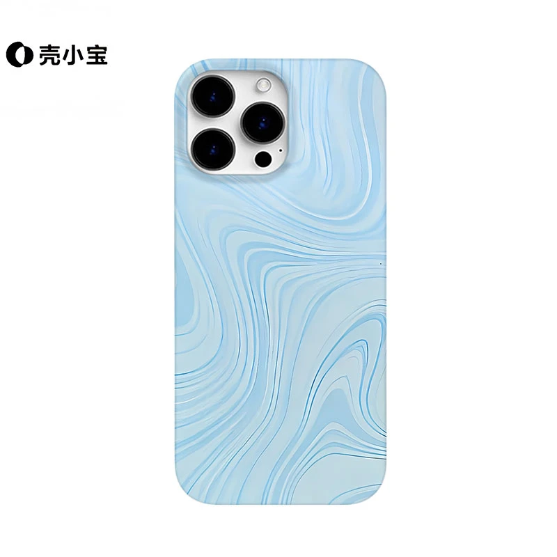 纹理蓝适用于苹果15promax手机壳16简约14pro/13个性12pro/11小众