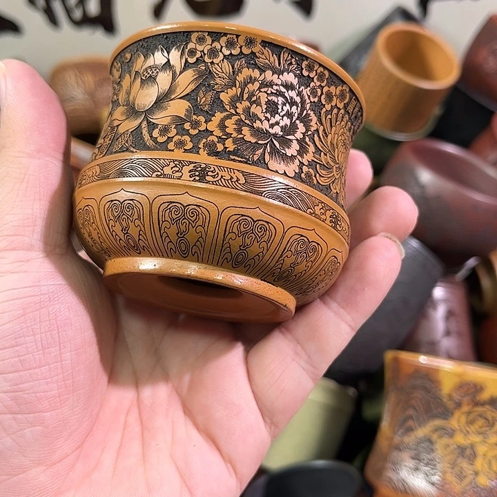 茶杯紫砂全手工紫砂主人杯