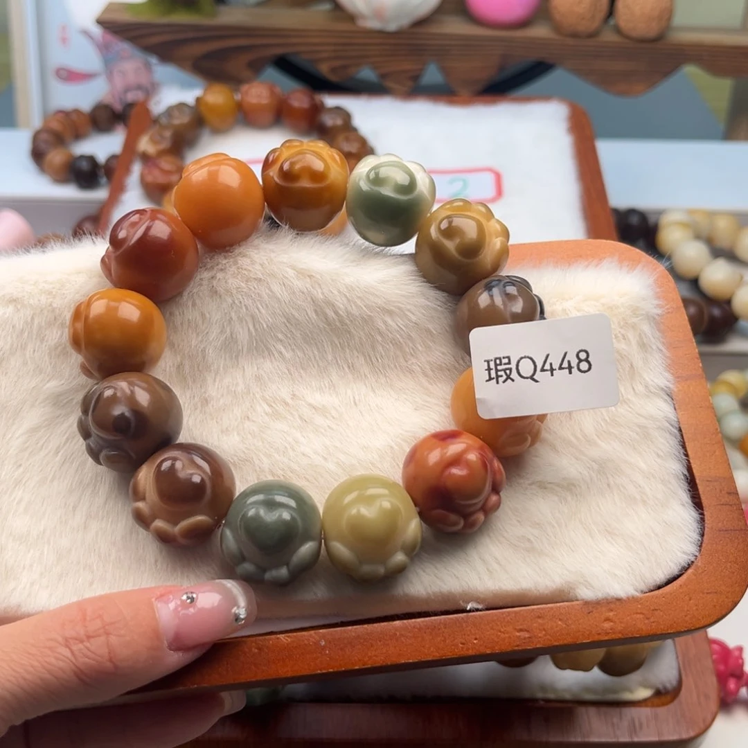 菩提根/象牙果手串✨****✨22mm猫爪微瑕Q448