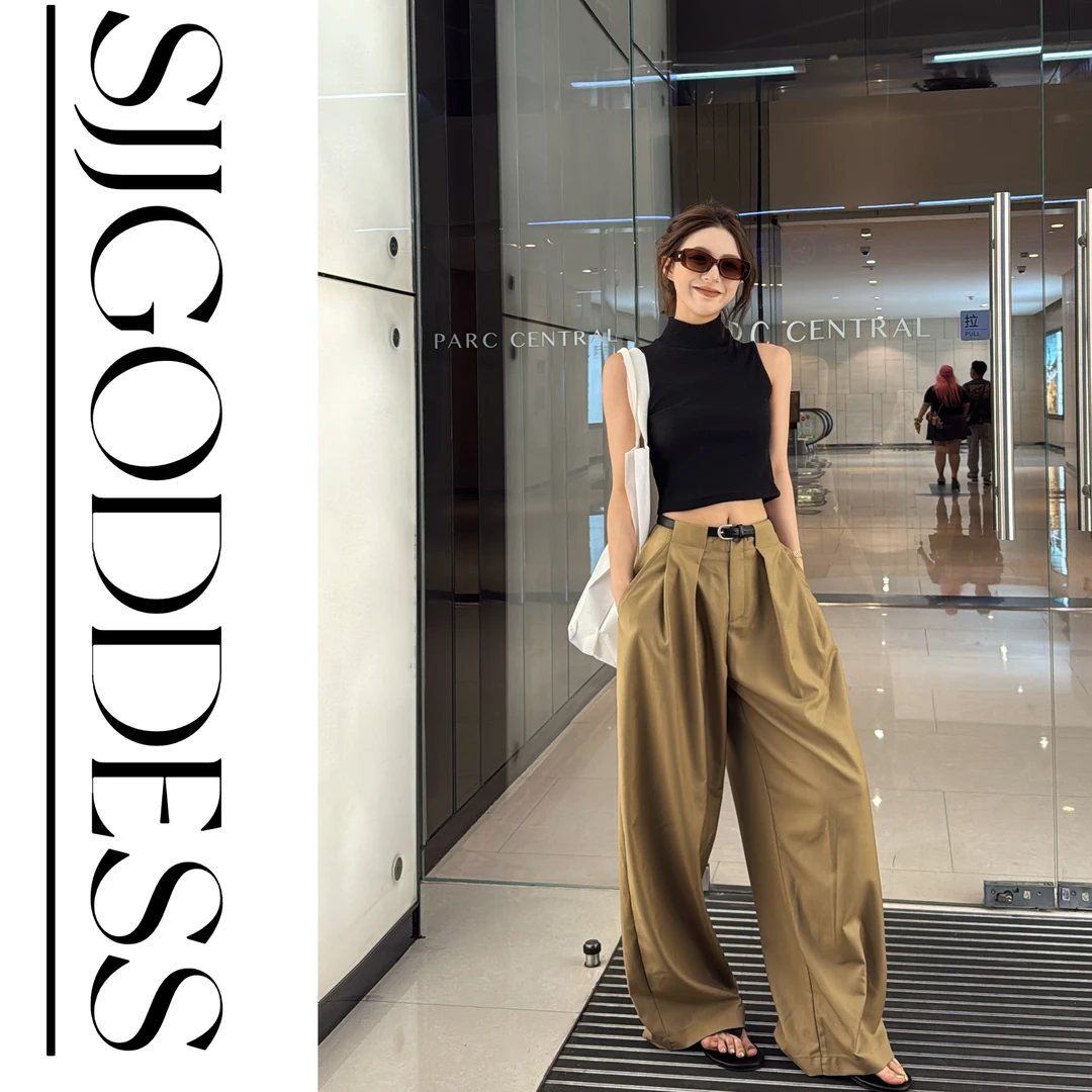 【娇娇私服定制】新款上新休闲时尚弯刀裤（裤长95）51607#