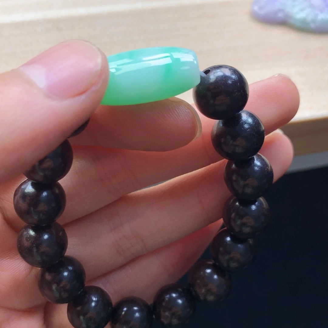 未镶嵌手链翡翠手串