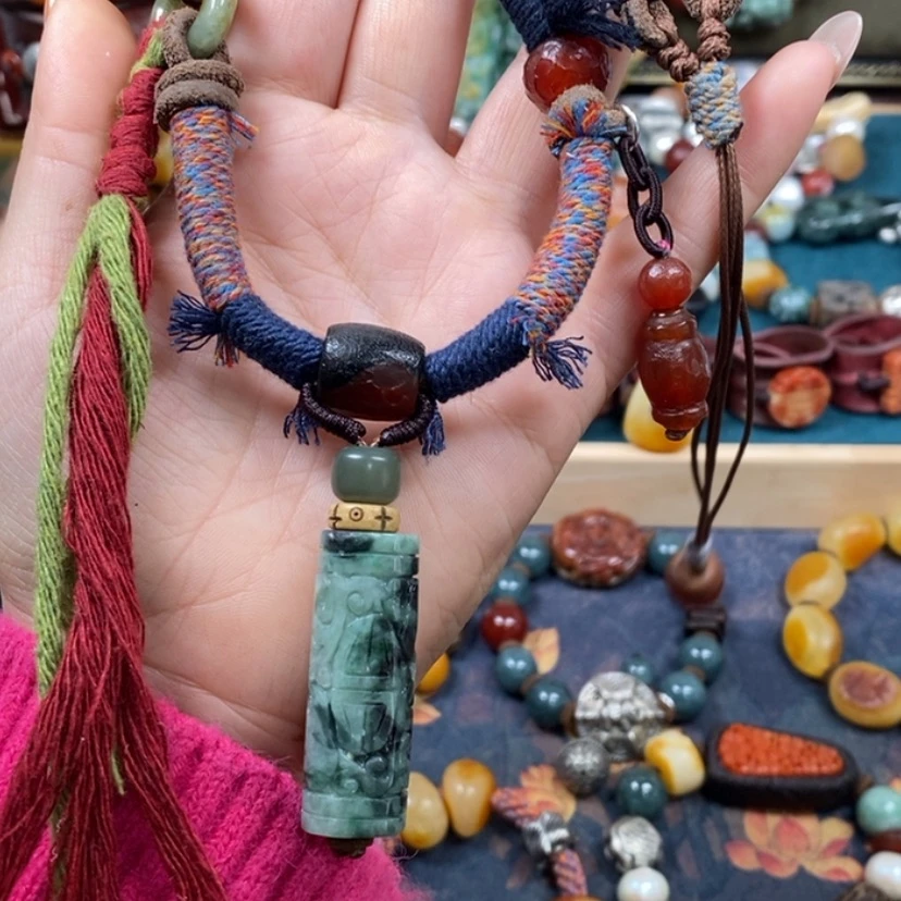 【闪购商品】翡翠颈饰未镶嵌项链