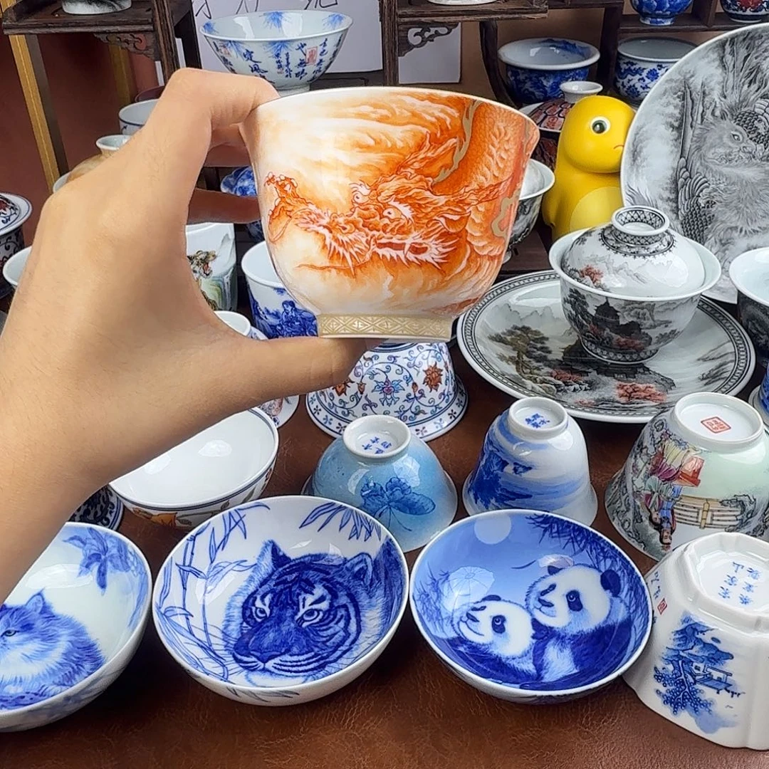 景德镇陶瓷手绘作品