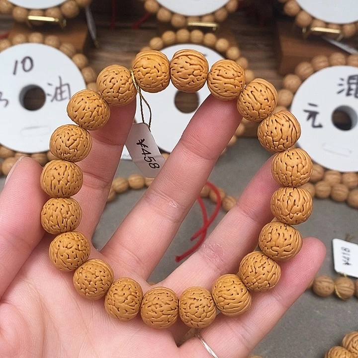 桃核手串荔枝13S抛光尺寸误差0.5之间