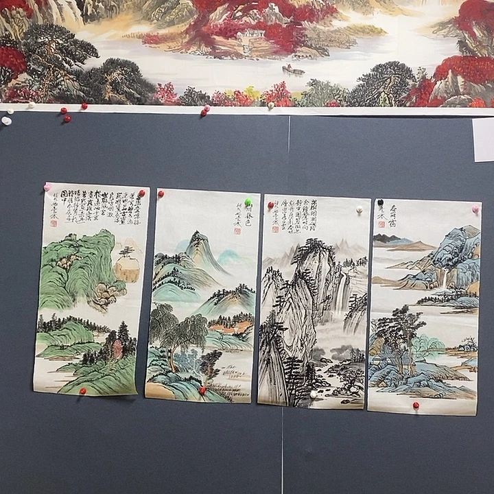 国画姚丰禾35/70手绘画芯