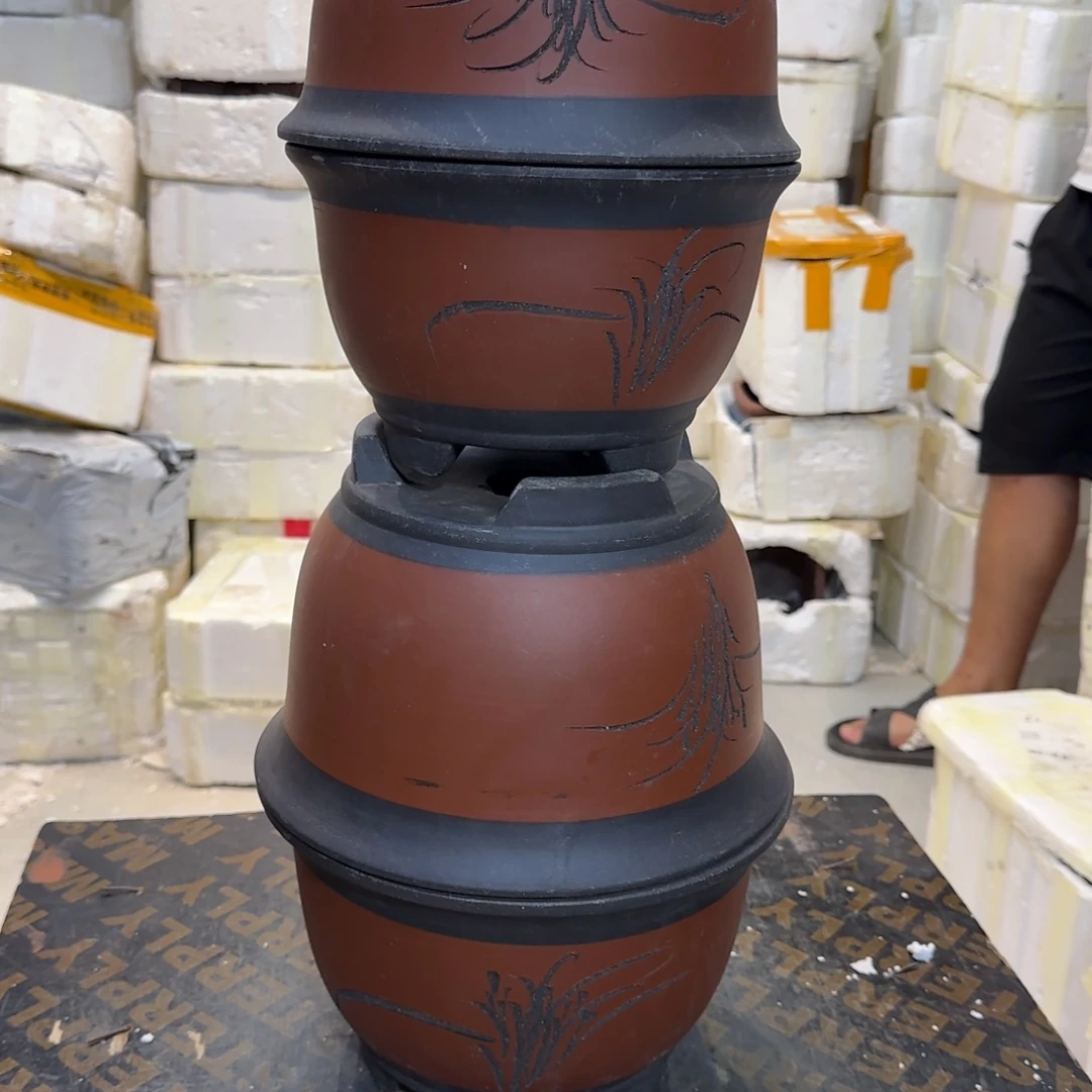 紫砂花盆口径18.12/14.10口径