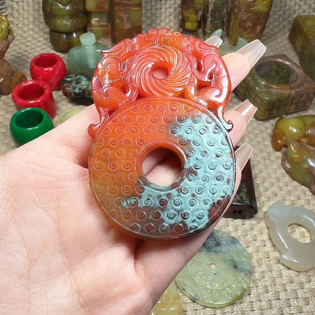 白玉菩提吊坠挂件