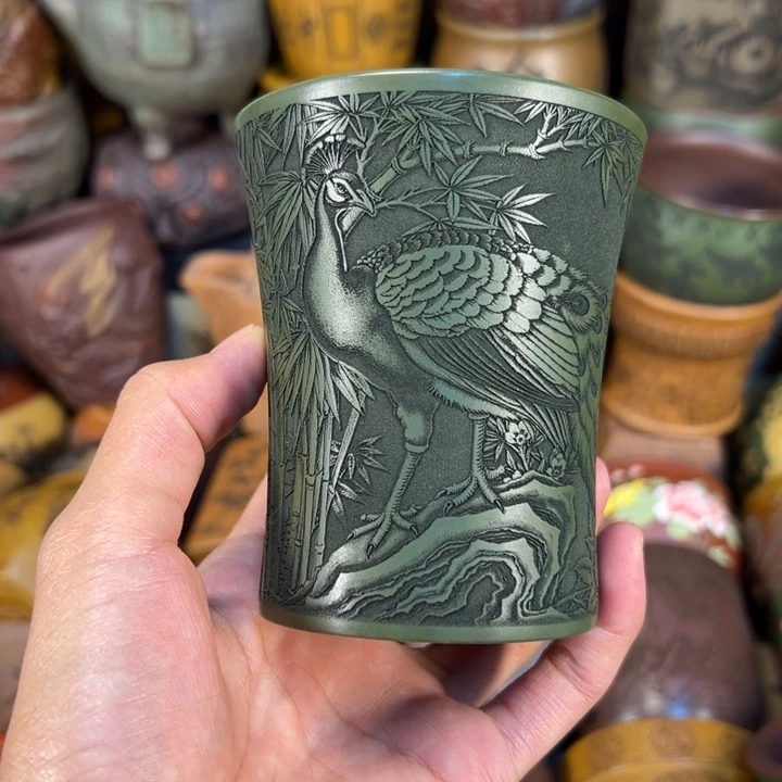 紫砂茶杯宜兴紫砂杯
