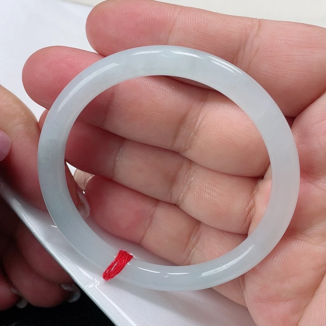 未镶嵌手镯翡翠缅甸翡翠手镯52圈