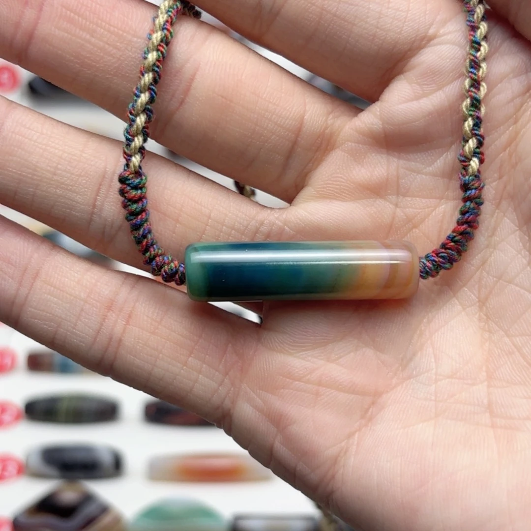 玛瑙/玉髓吊坠未镶嵌张**ゐ2