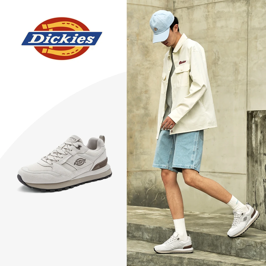 Dickies运动男鞋2025冬季时尚休闲鞋百搭男士潮流透气舒适阿甘鞋