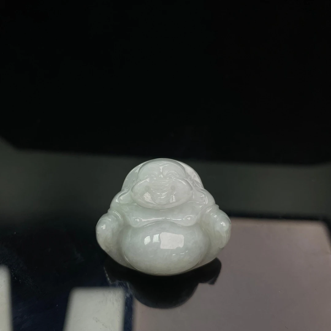 1天然缅甸翡翠A货佛公吊坠/000161/北京银座拍卖