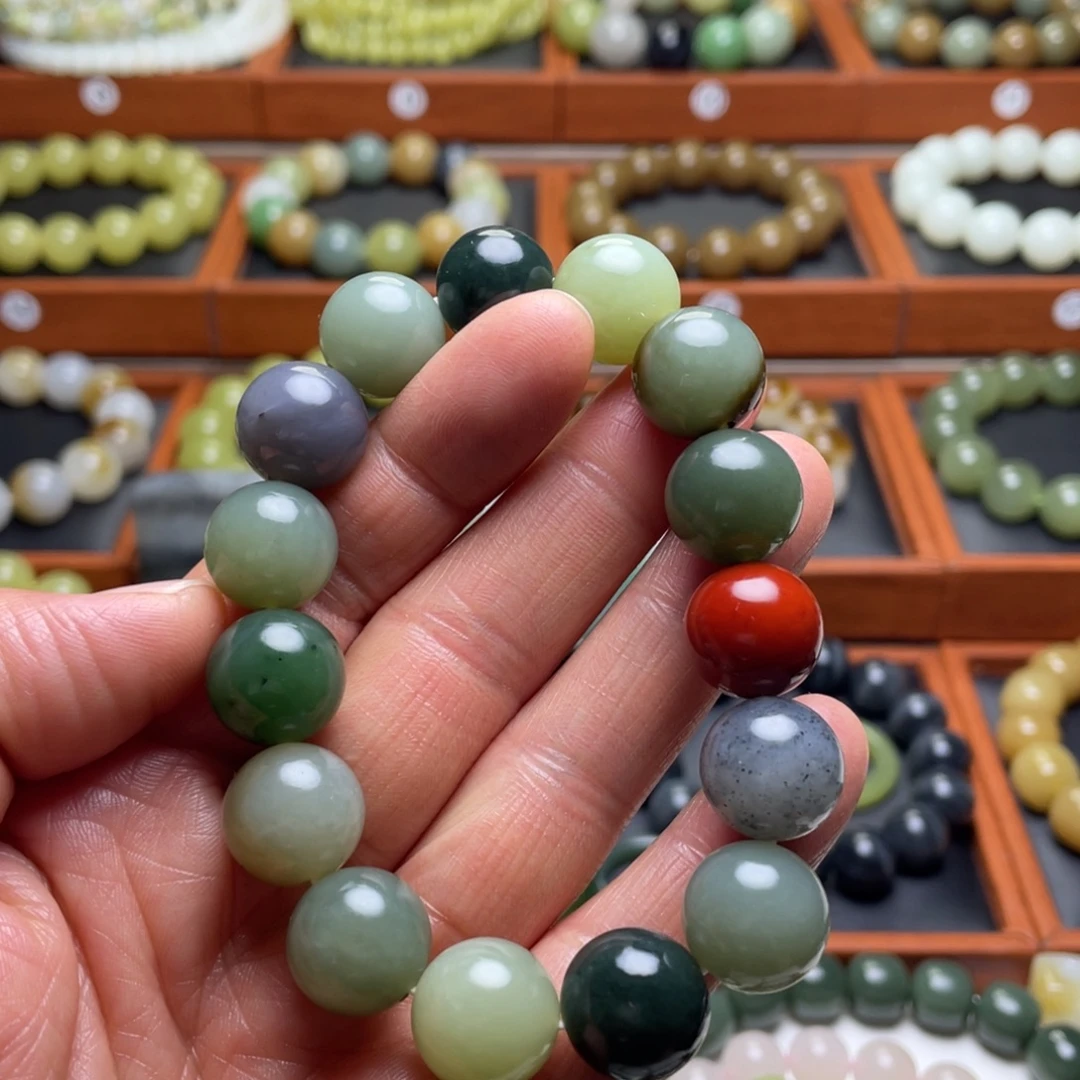 和田玉未镶嵌手串