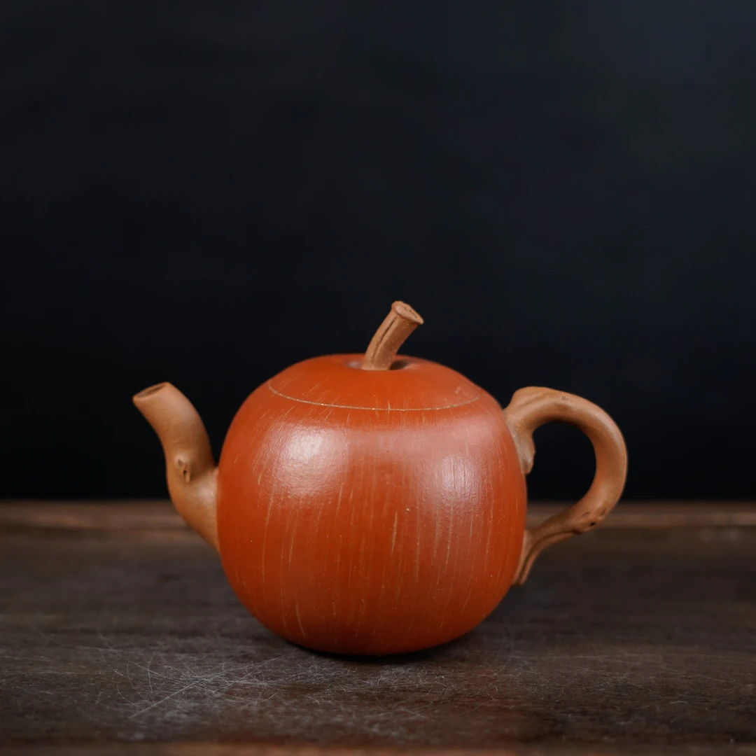 GSZS-7281  民间艺人  宜兴手工紫砂 苹果