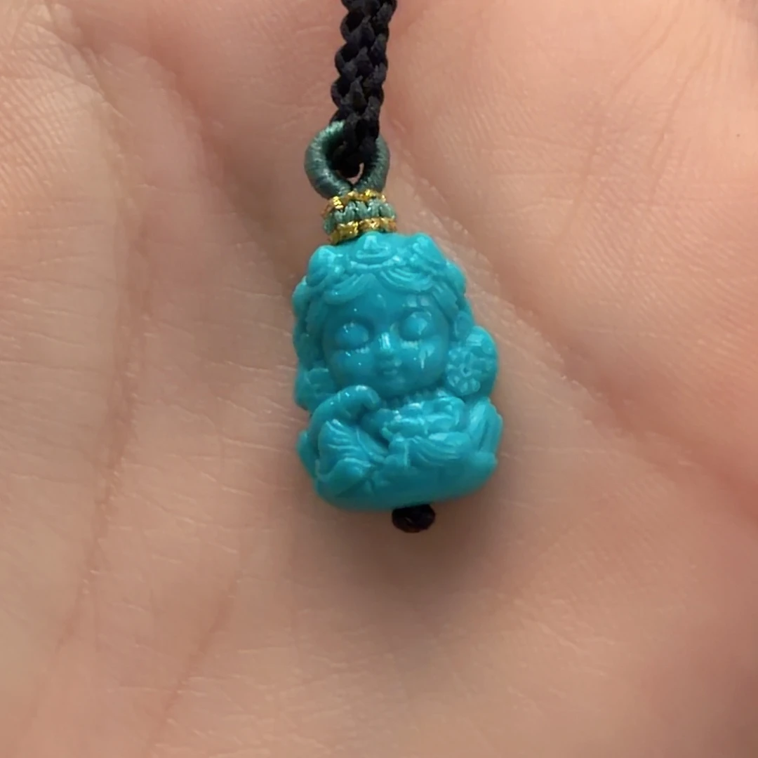 绿松石未镶嵌颈饰