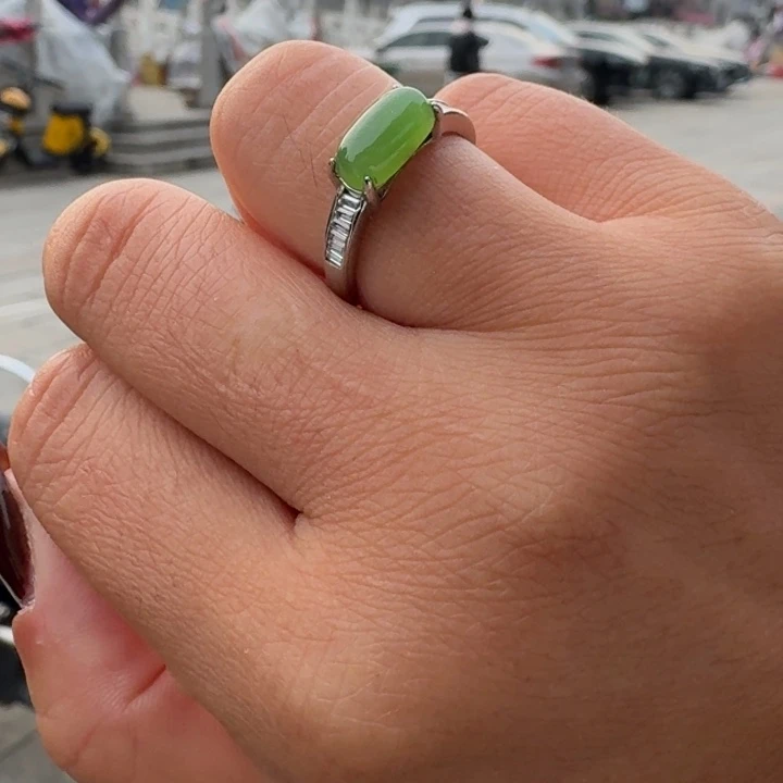 和田玉银S925镶嵌颈饰