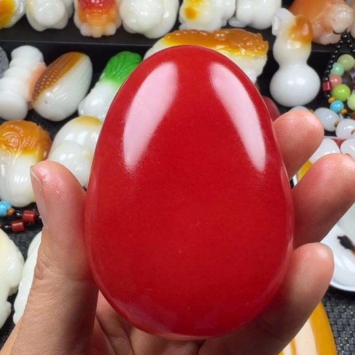 新疆戈壁五彩石金丝