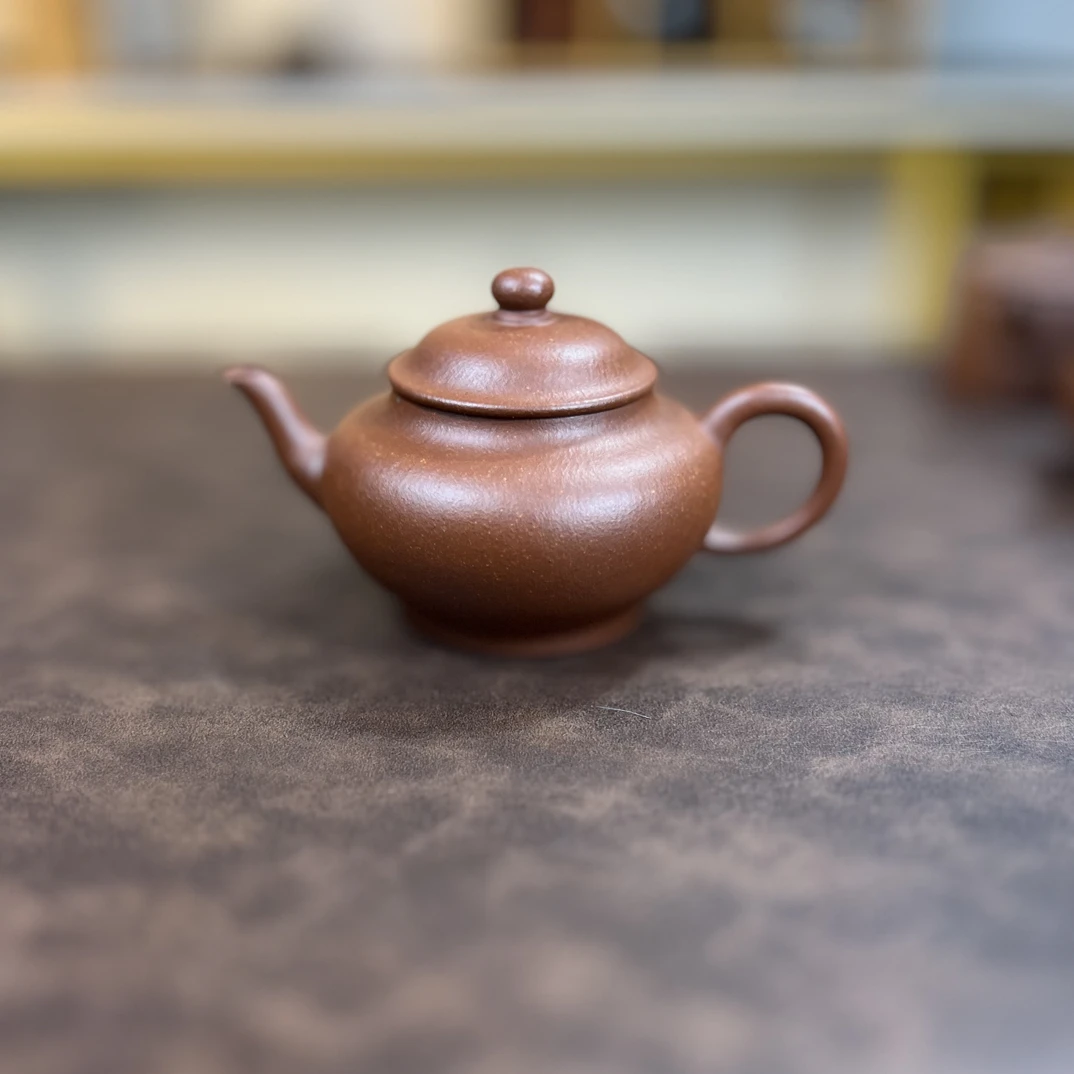全手工红降坡160cc鸣远莲子壶
