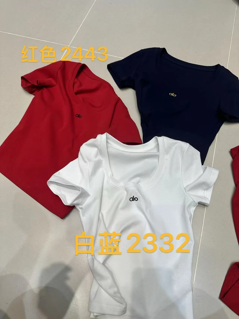 深圳南油高货huan刺绣杂志风纯色常规款时尚速干透气T恤字母短袖