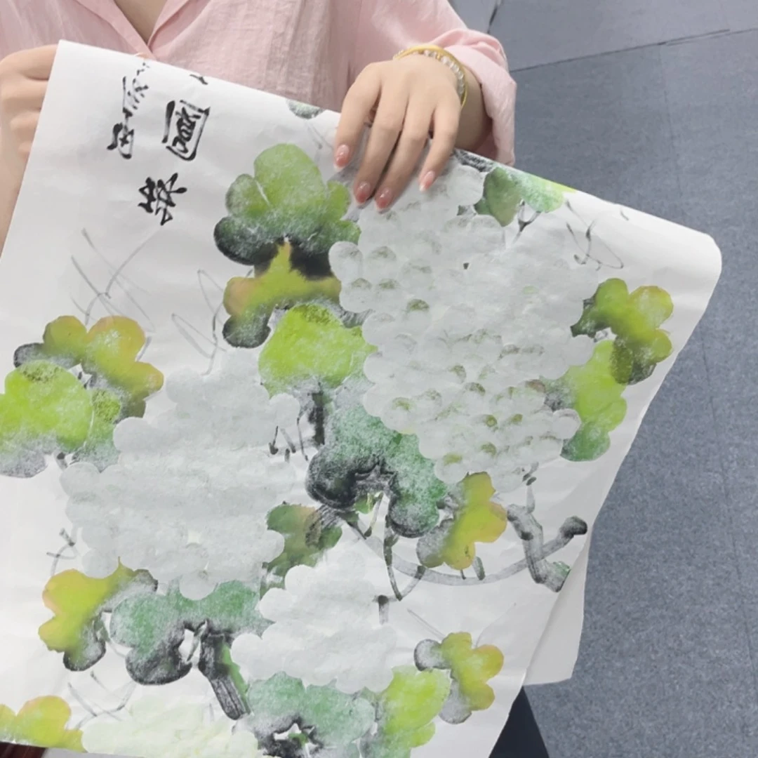 国画国画老师手绘作品