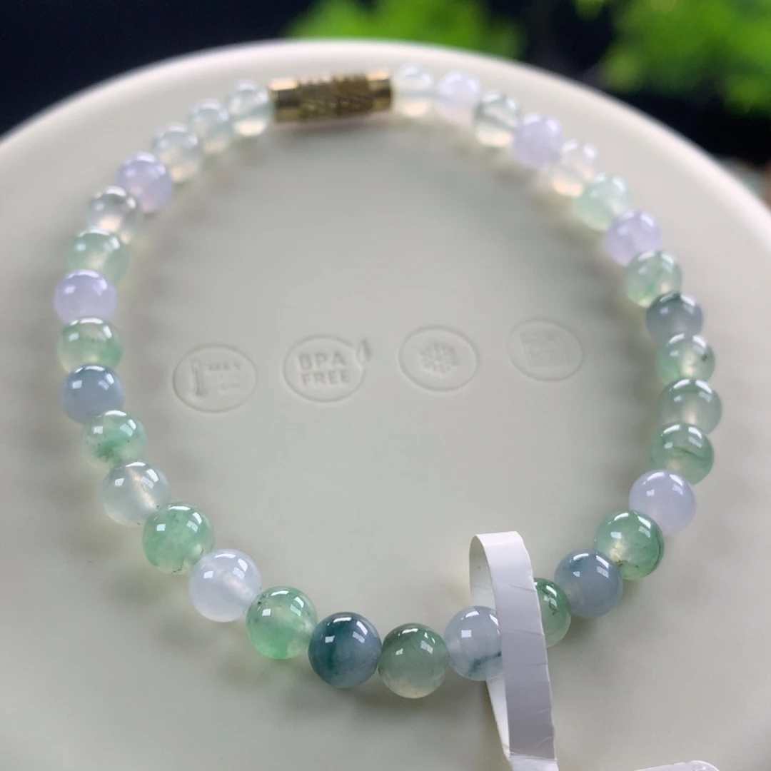 翡翠未镶嵌手链52号卡5