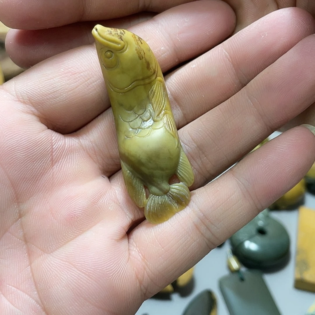 【闪购商品】岫岩河磨玉（透闪石质玉）把件未镶嵌S****r