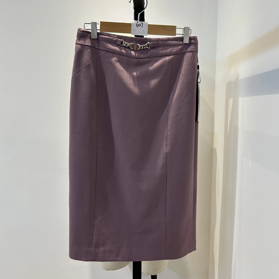 经典中古直摆百搭半裙（A607）