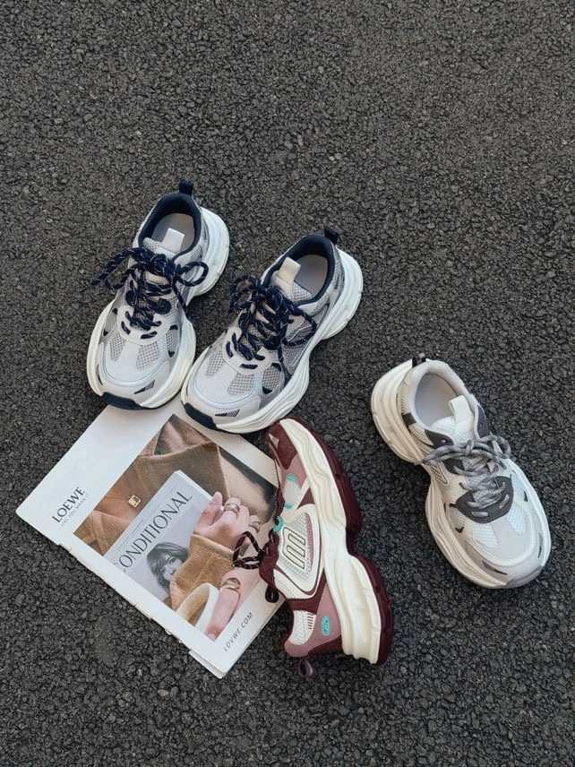 美丽姐的双网老爹鞋1955