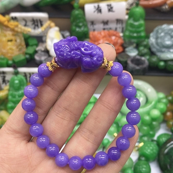 翡翠未镶嵌颈饰手链12