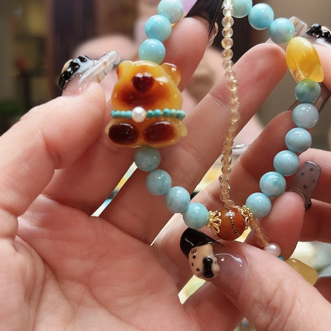 琥珀手链未镶嵌琥珀