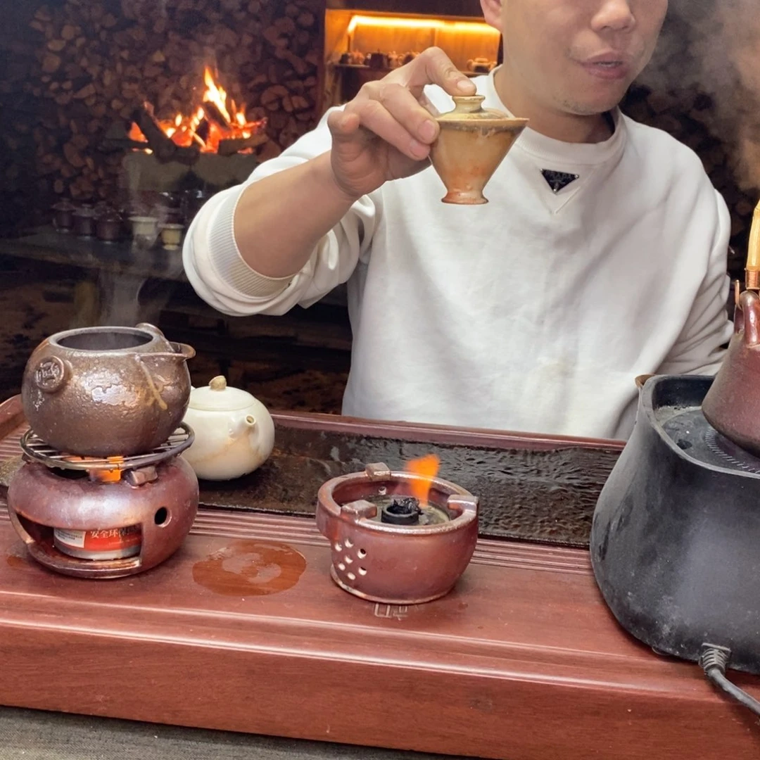 火云柴烧手工茶具