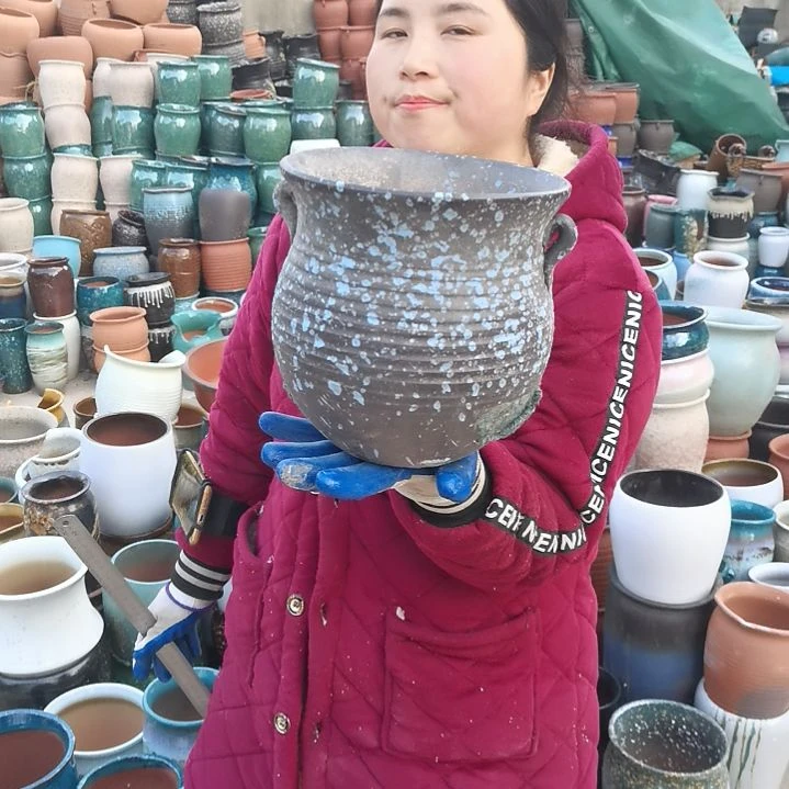 红陶口20高21瑕疵