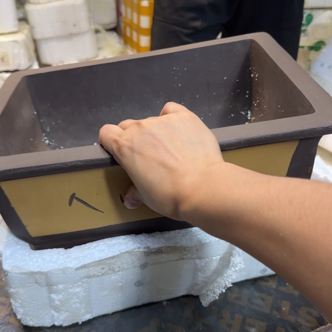 紫砂花盆口径32 24高度12